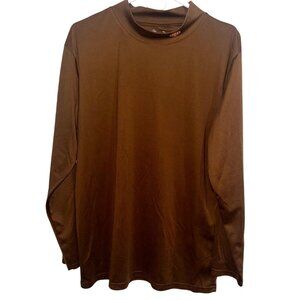 Utfitters Ridge Brown Long Sleeve T-Shirt With Logo Embroidery